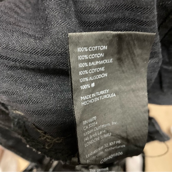 🔆Free People We the Free Maggie Metallic Coated Mocha Brown Jeans - Picture 5 of 9